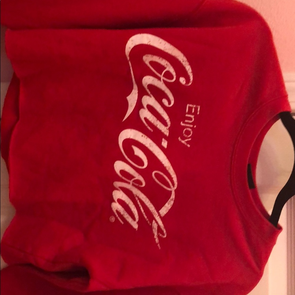 Red long sleeve crop top from forever 21